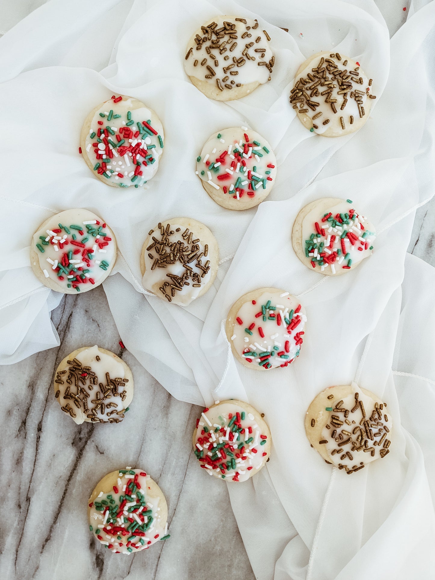 Dozen Petite Lemon Ricotta Cookie (Christmas)