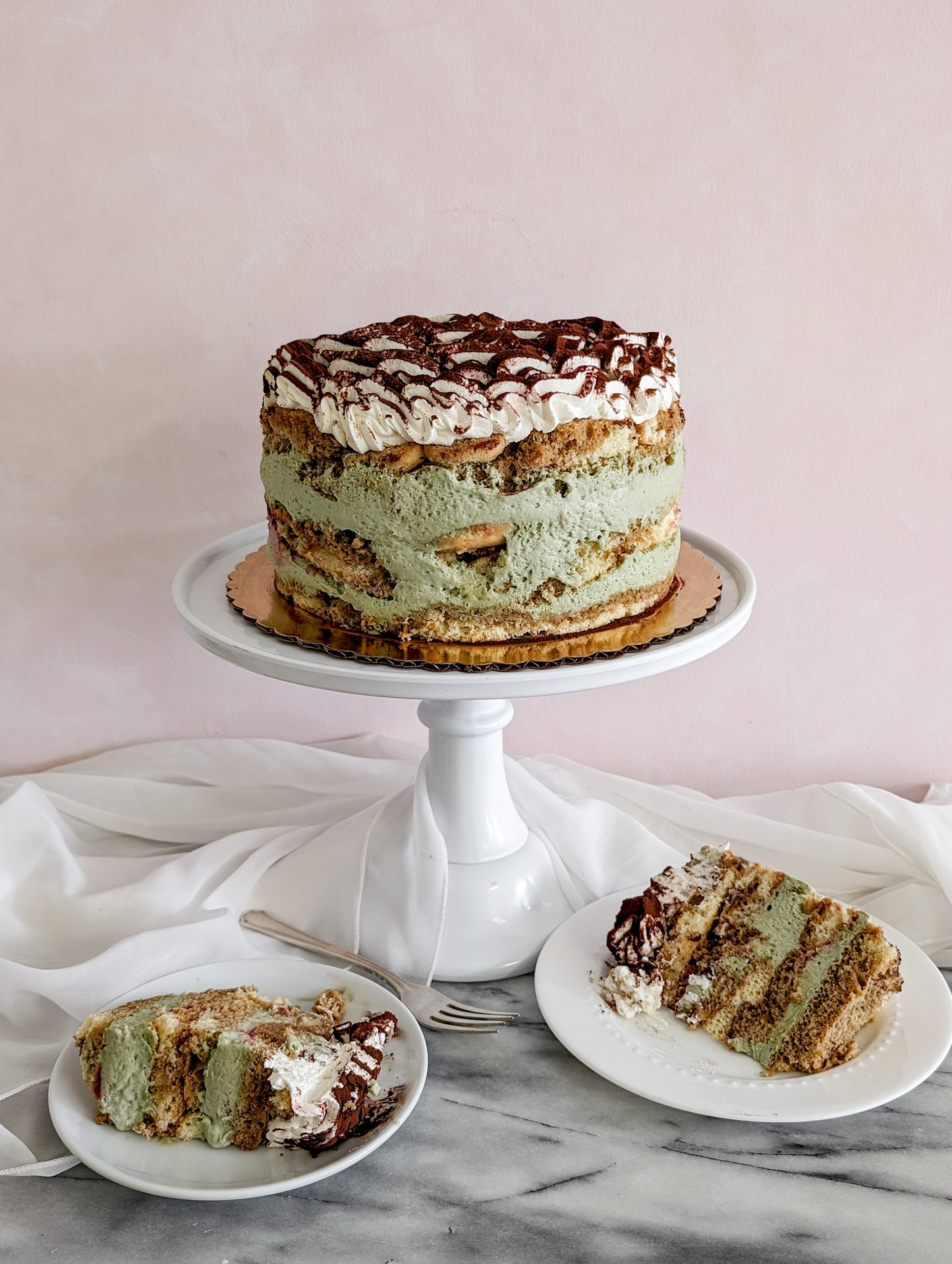 Pistachio Raspberry Tiramisù