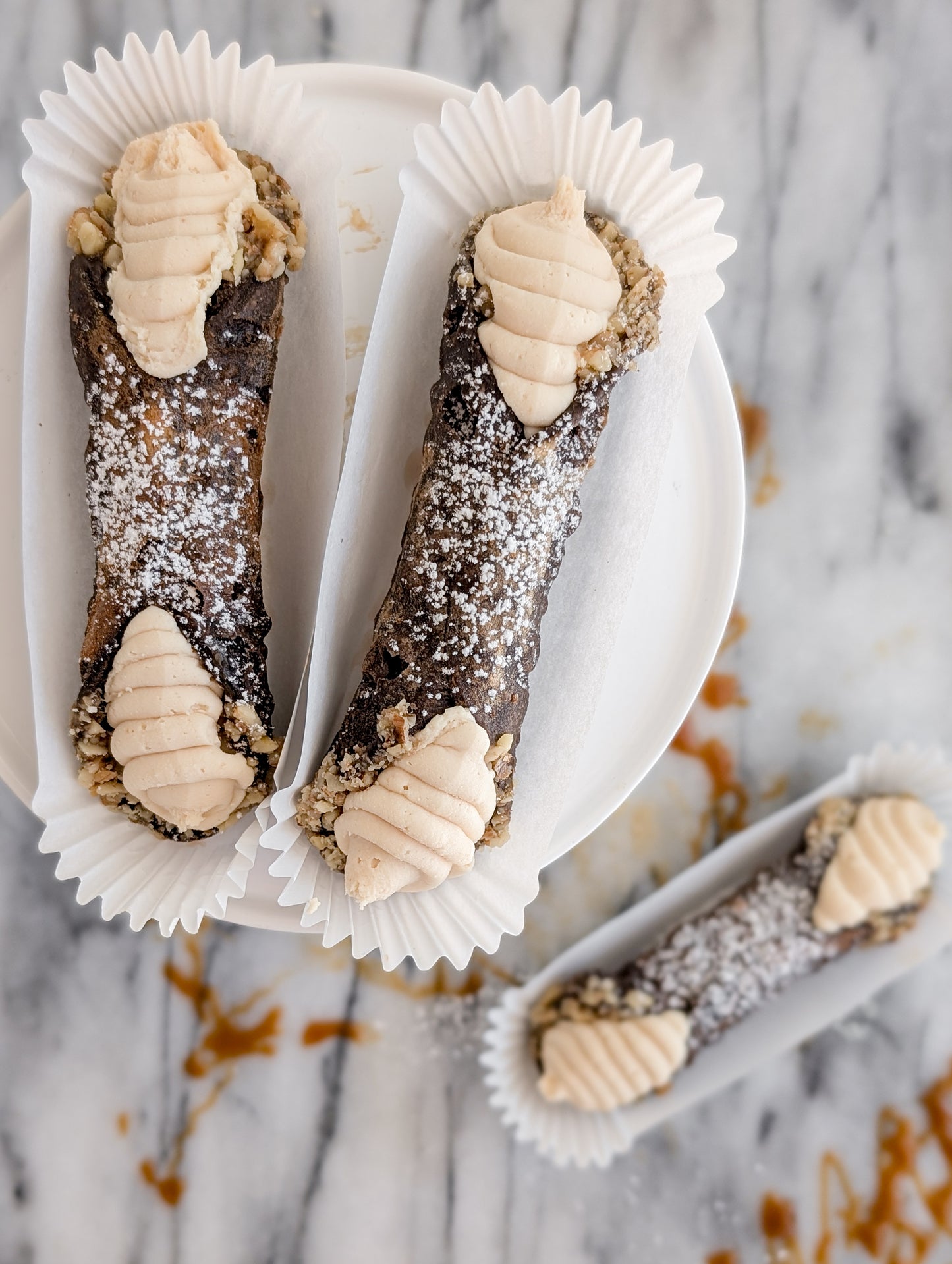 Salted Caramel Cannoli