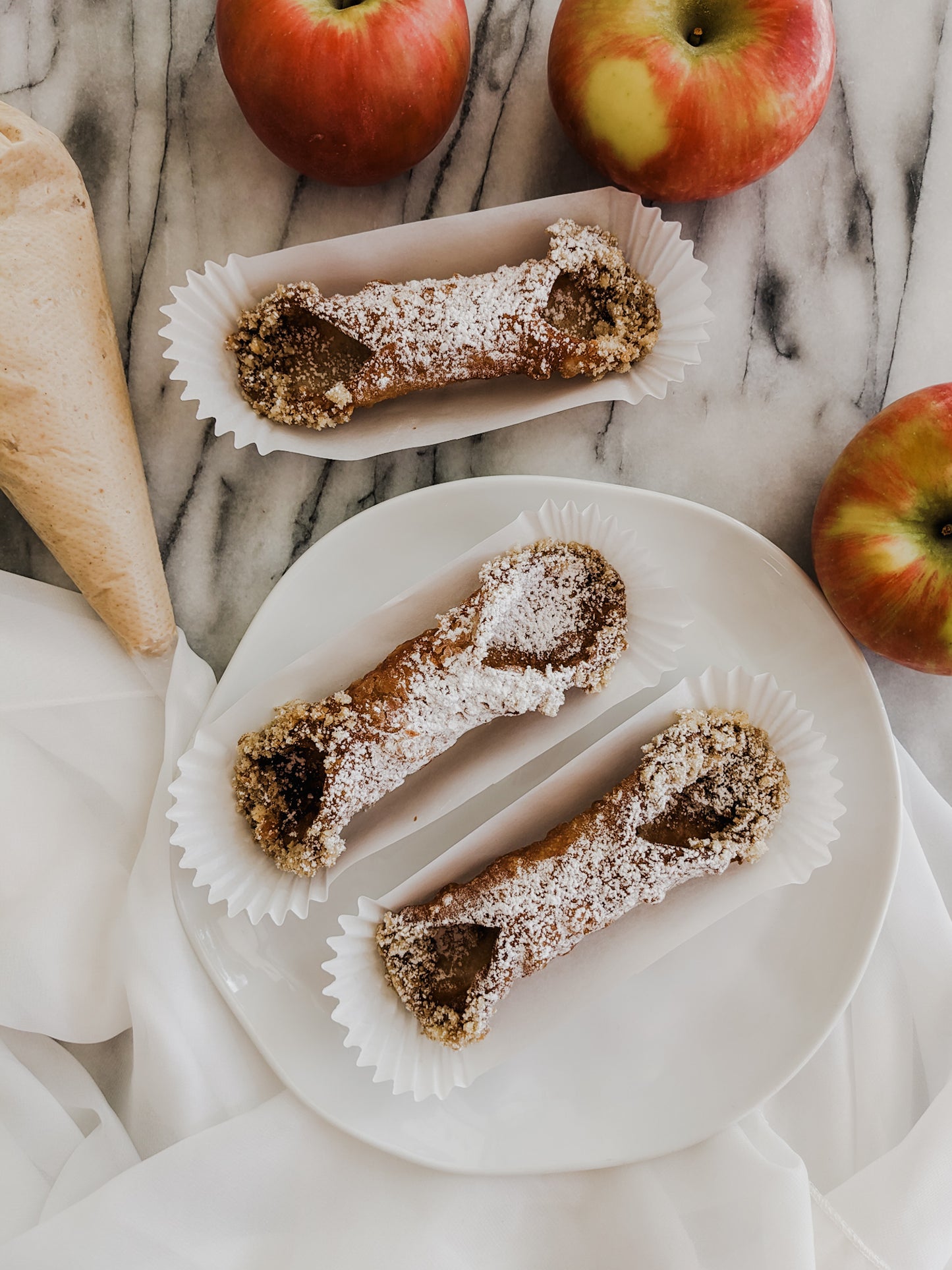 Apple Cider Donut Cannoli