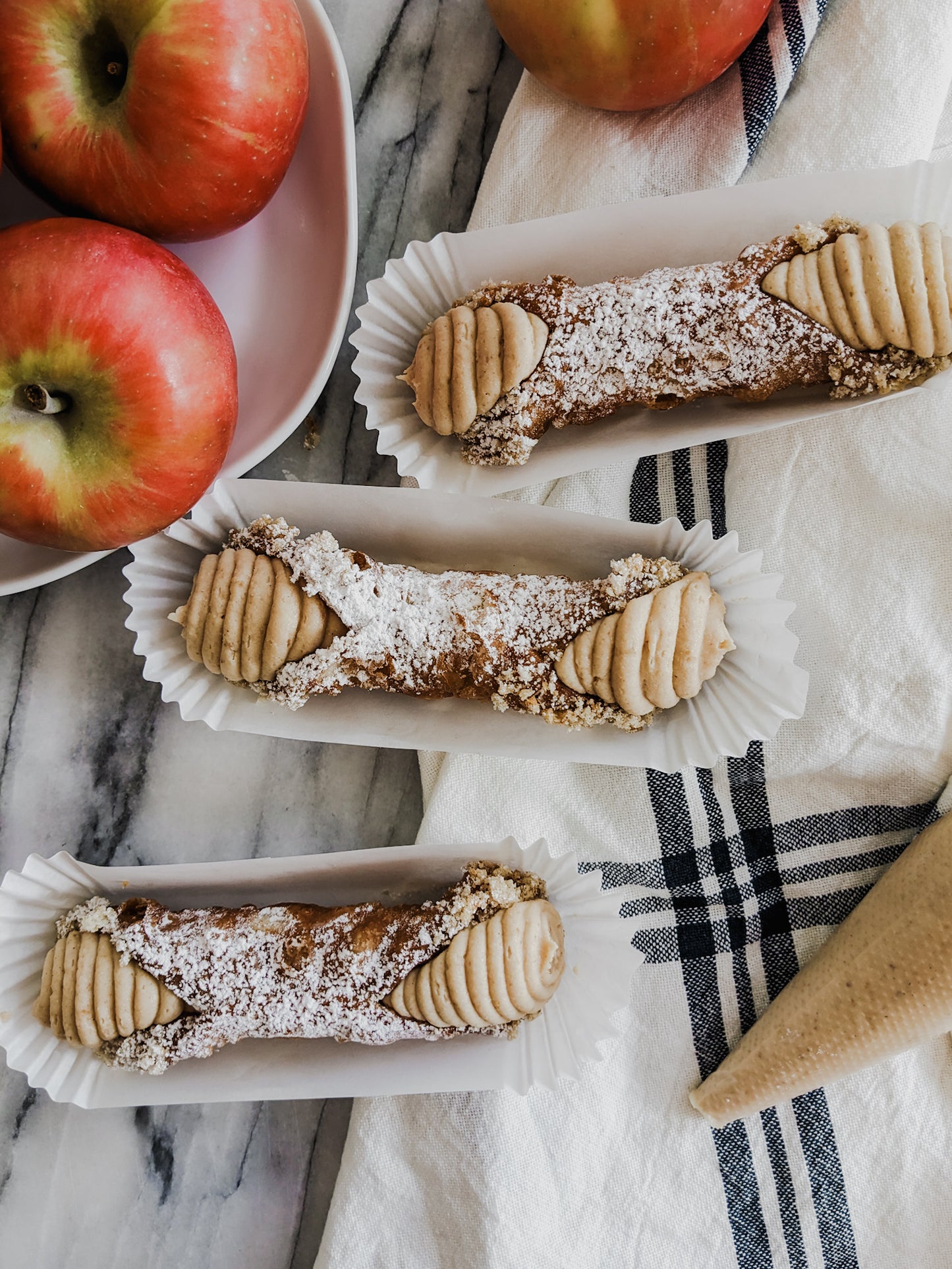 Apple Cider Donut Cannoli