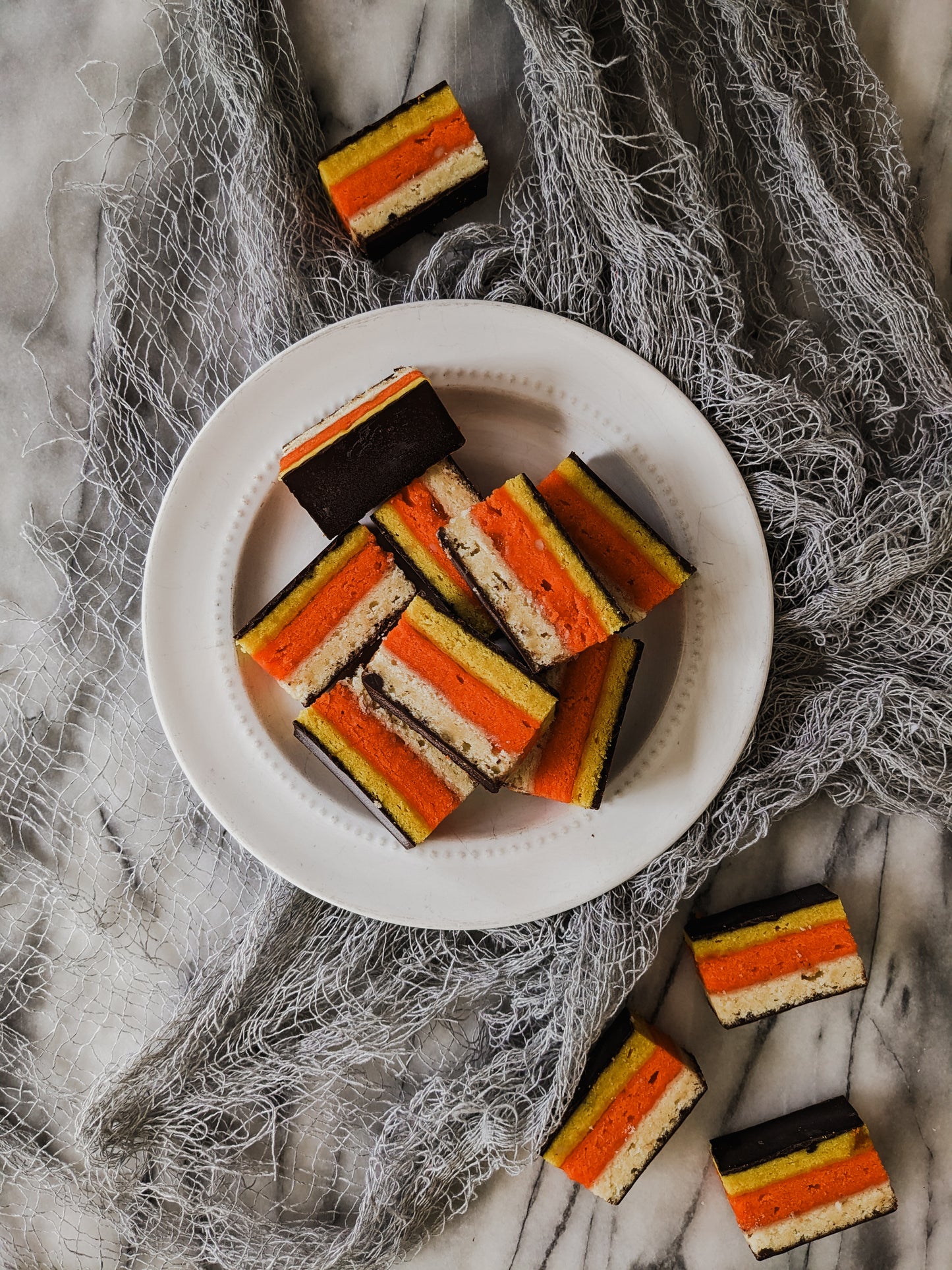 Ghoulishly Good Rainbow Cookies