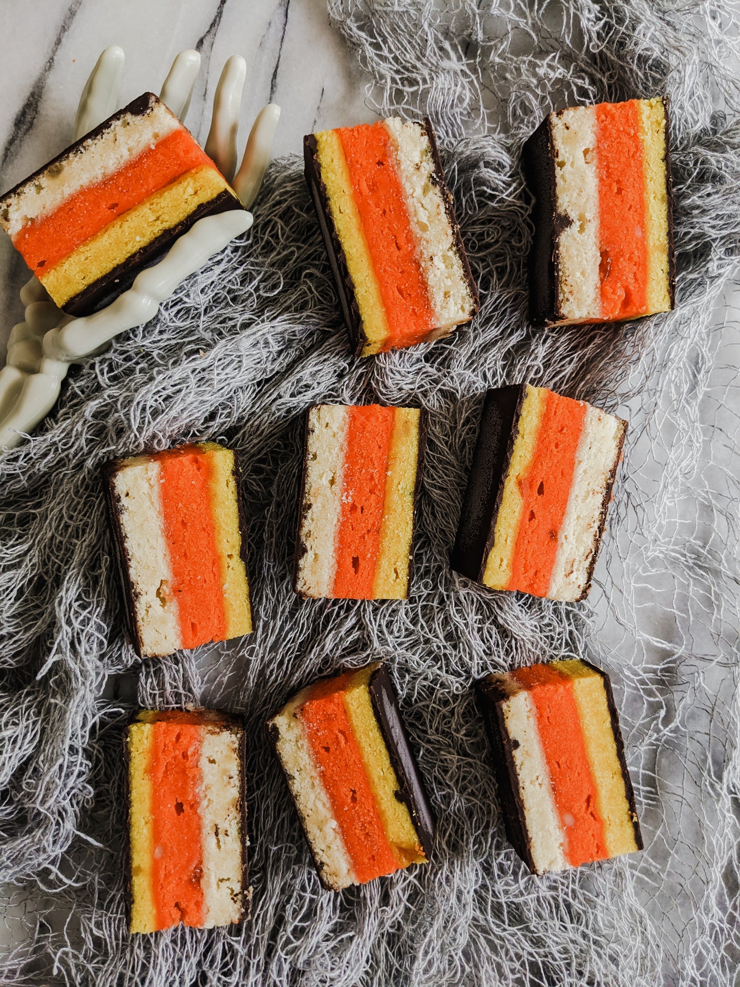 Ghoulishly Good Rainbow Cookies