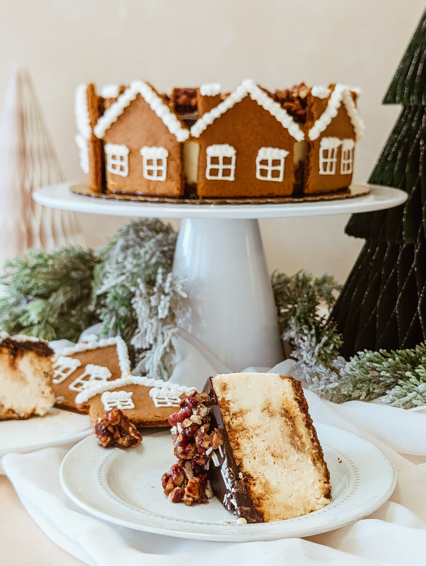 Gingerbread Turtle Cheesecake (Christmas)