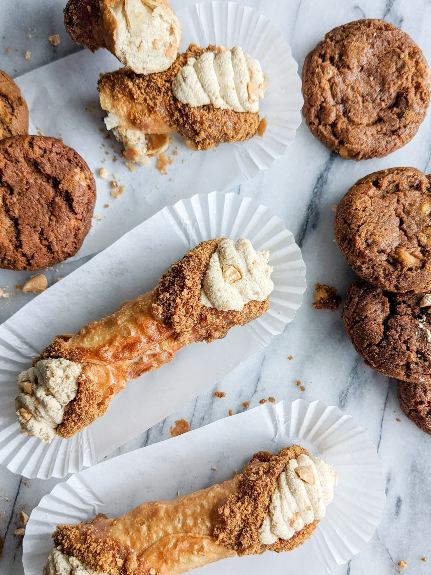 Gingerbread Butterscotch Cannoli