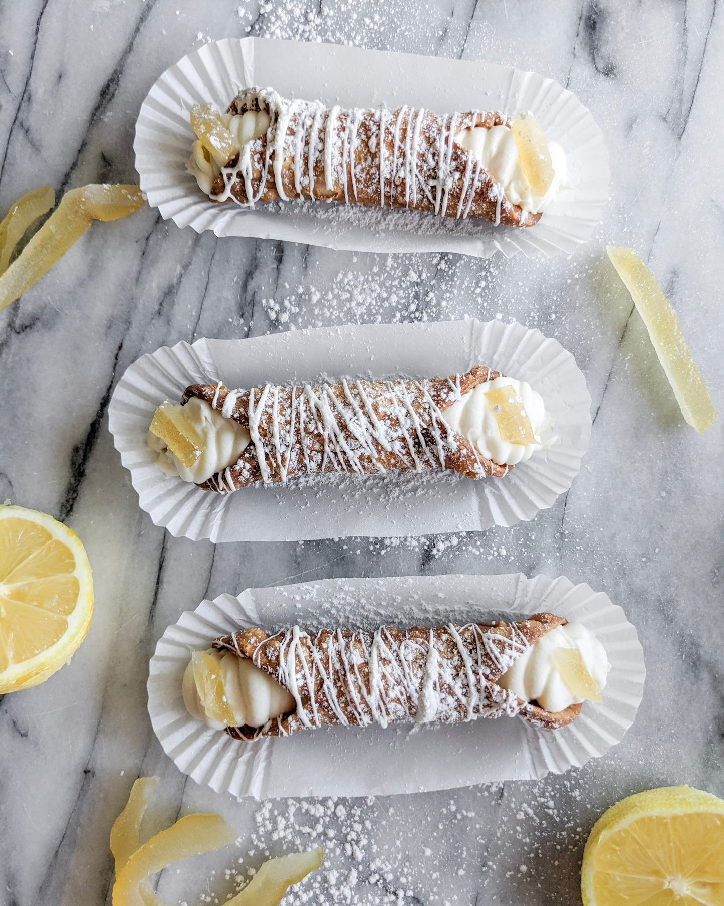 Limoncello Cannoli