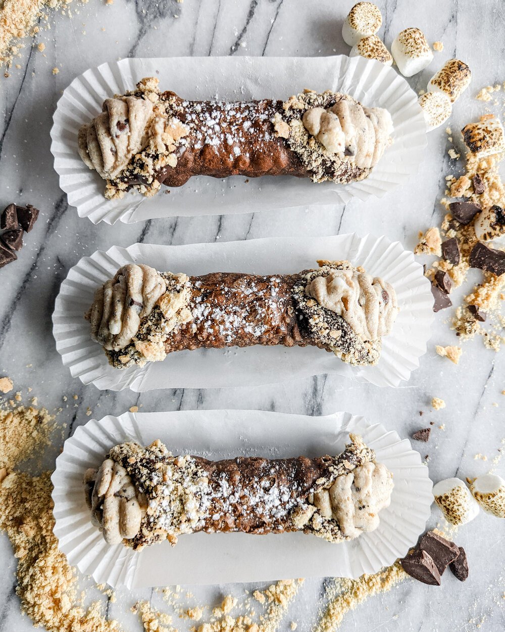 S'mores Cannoli