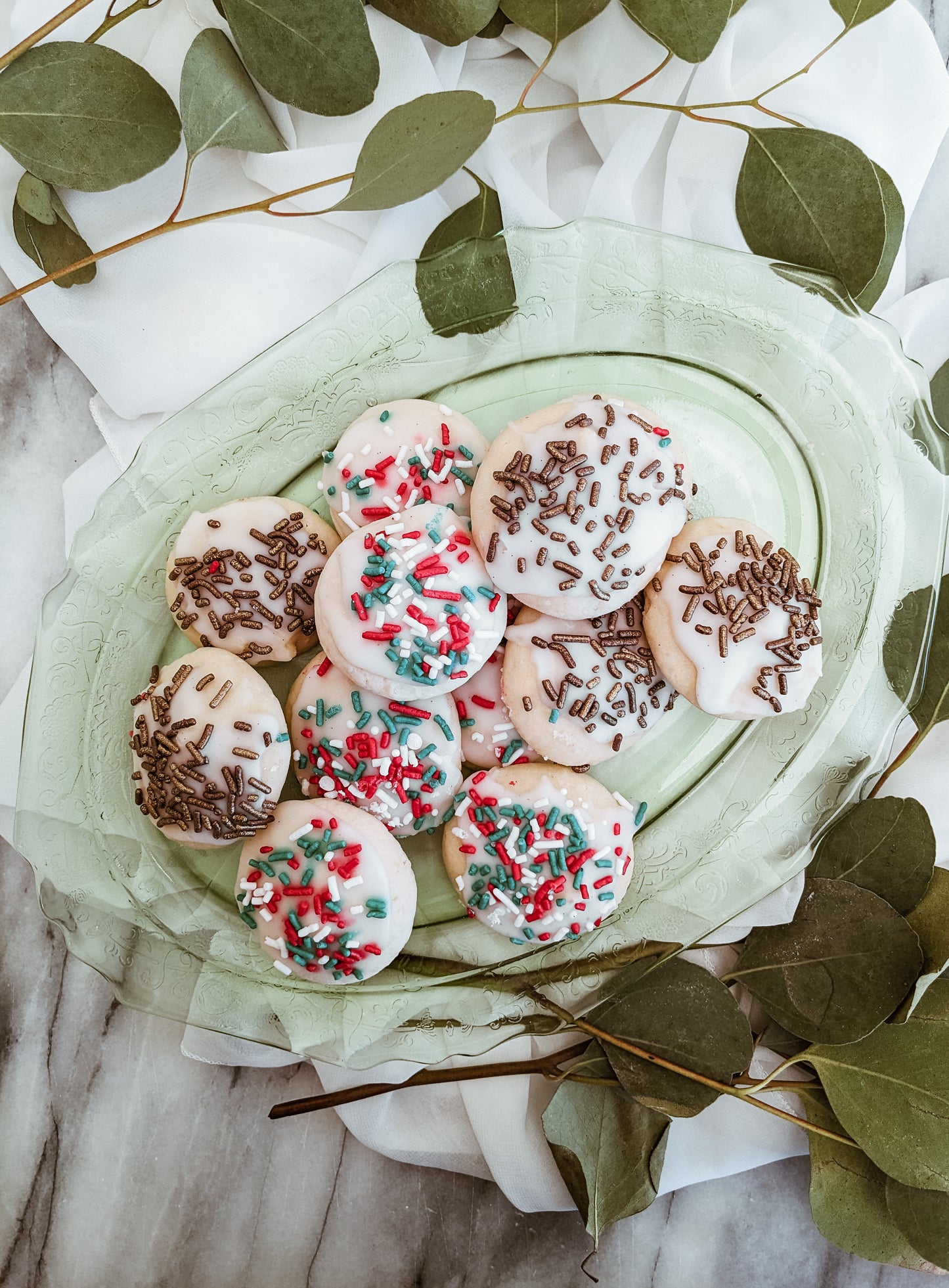 Dozen Petite Lemon Ricotta Cookie (Christmas)