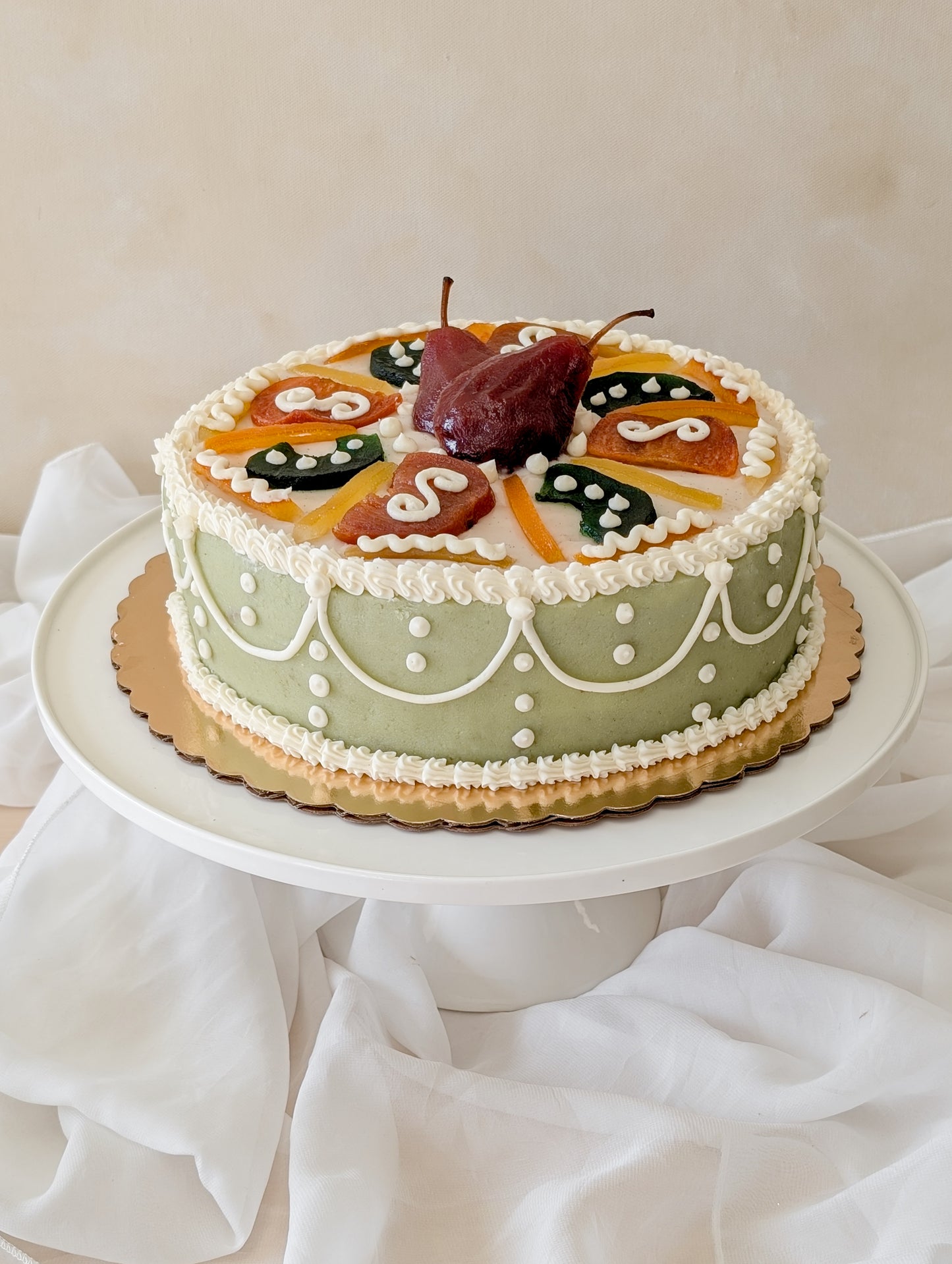 Valentine's Day Cassata Cake for Two