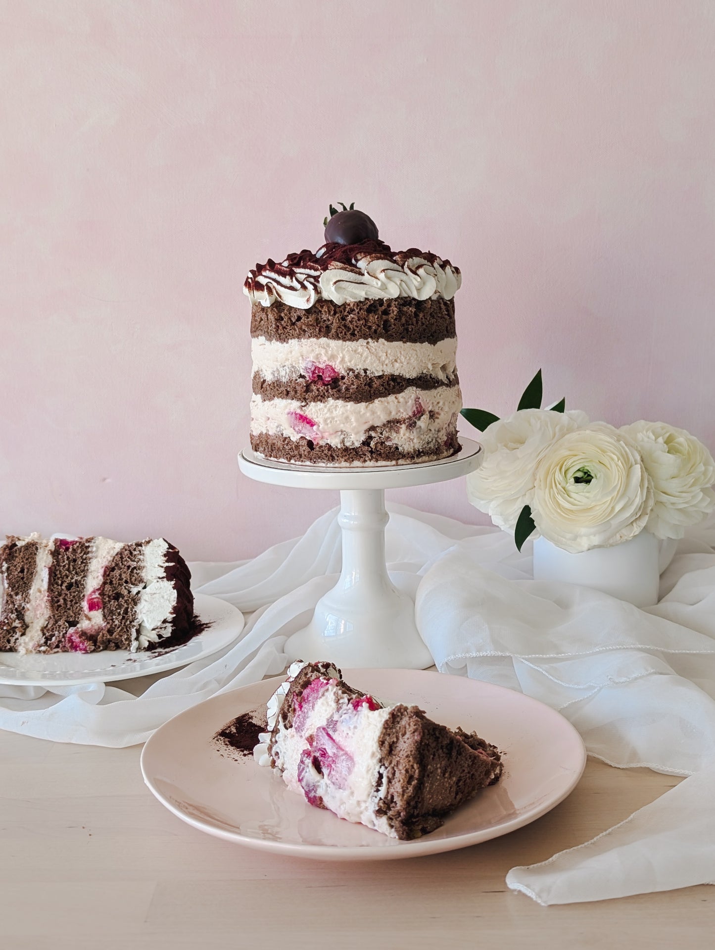 Valentine's Day Strawberries & Chocolate Tiramisù for Two