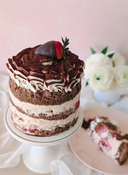 Valentine's Day Strawberries & Chocolate Tiramisù for Two