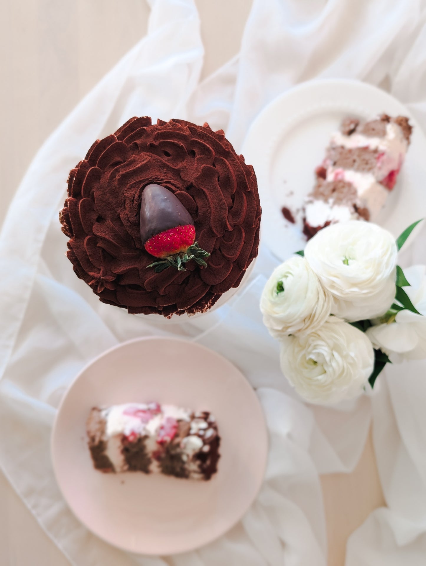 Valentine's Day Strawberries & Chocolate Tiramisù for Two