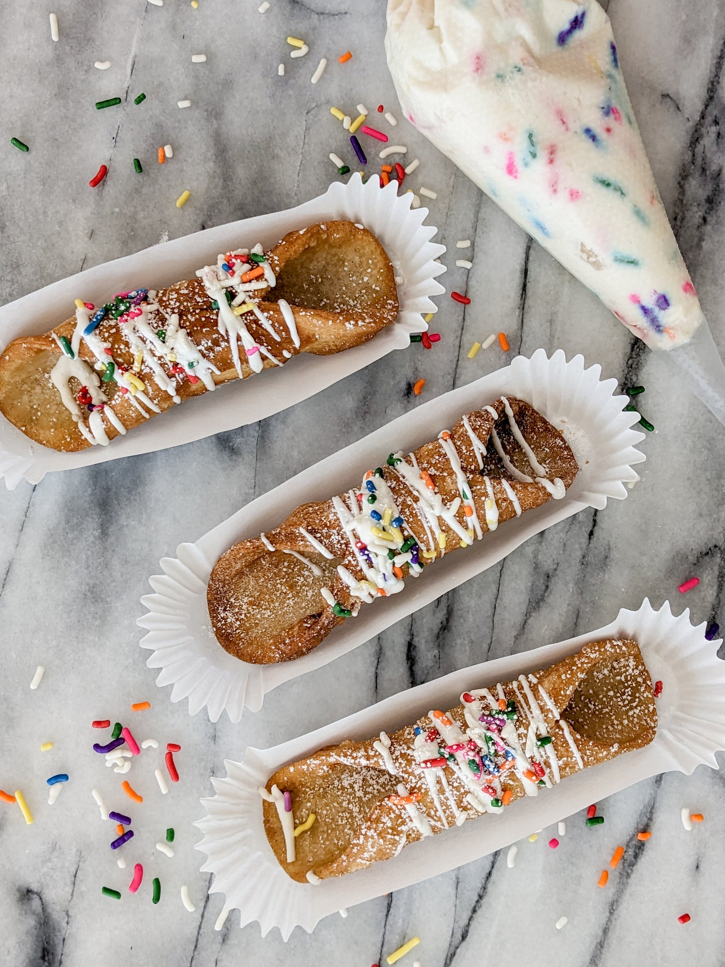 Birthday Cake Cannoli