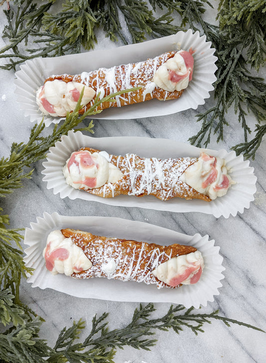 Cranberry Spritz Cannoli