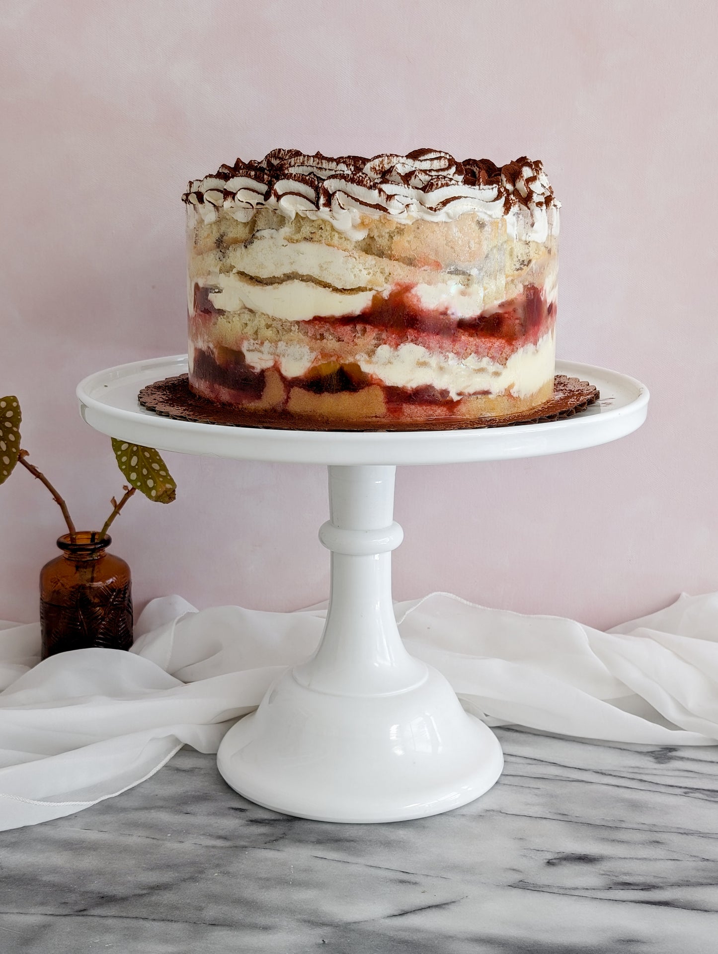 Father's Day Special: Strawberry Rhubarb Tiramisù
