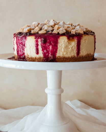 Cake of the Month: Almond Cherry Cheesecake (Slice)