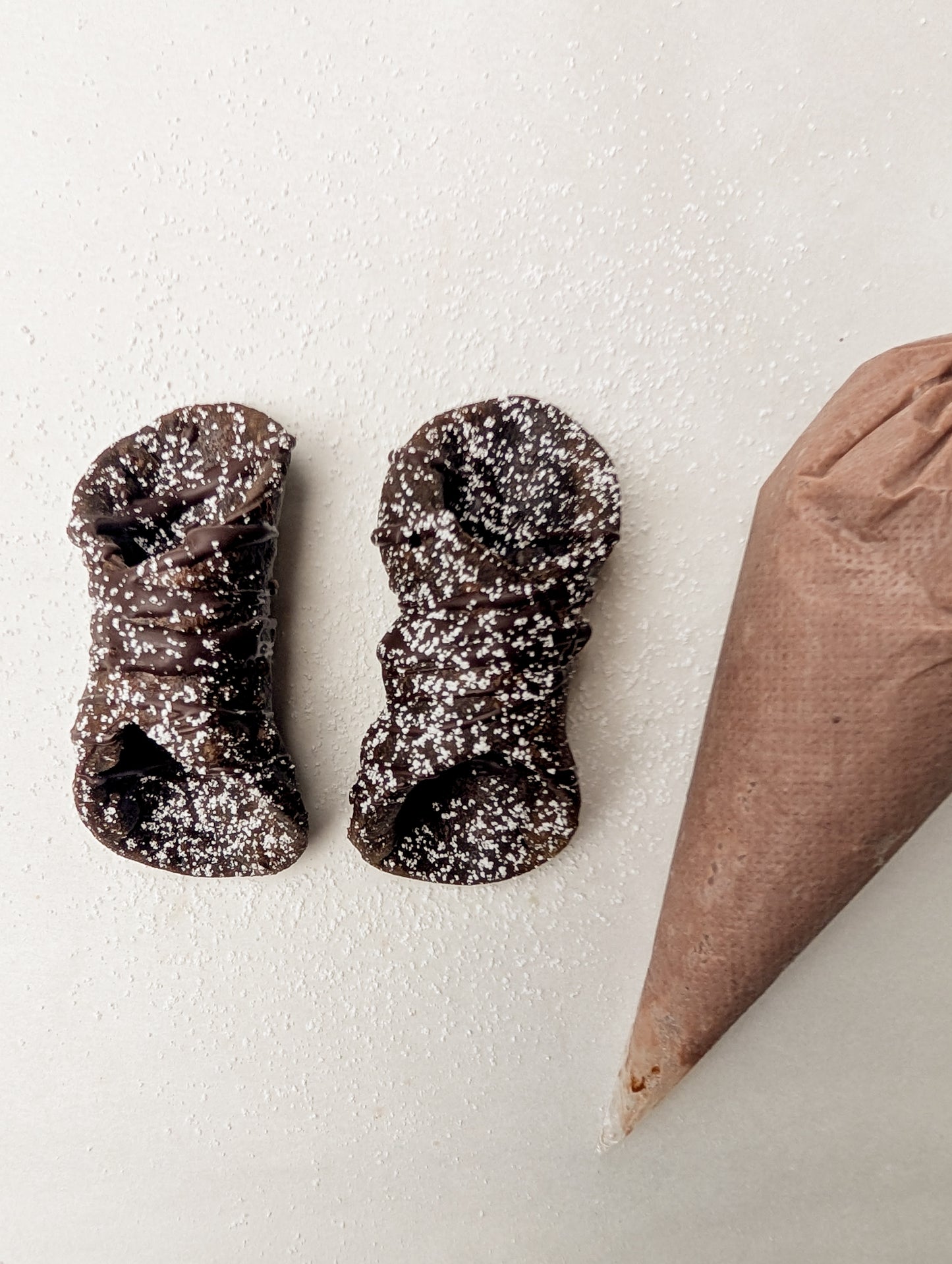 Triple Chocolate Cannoli