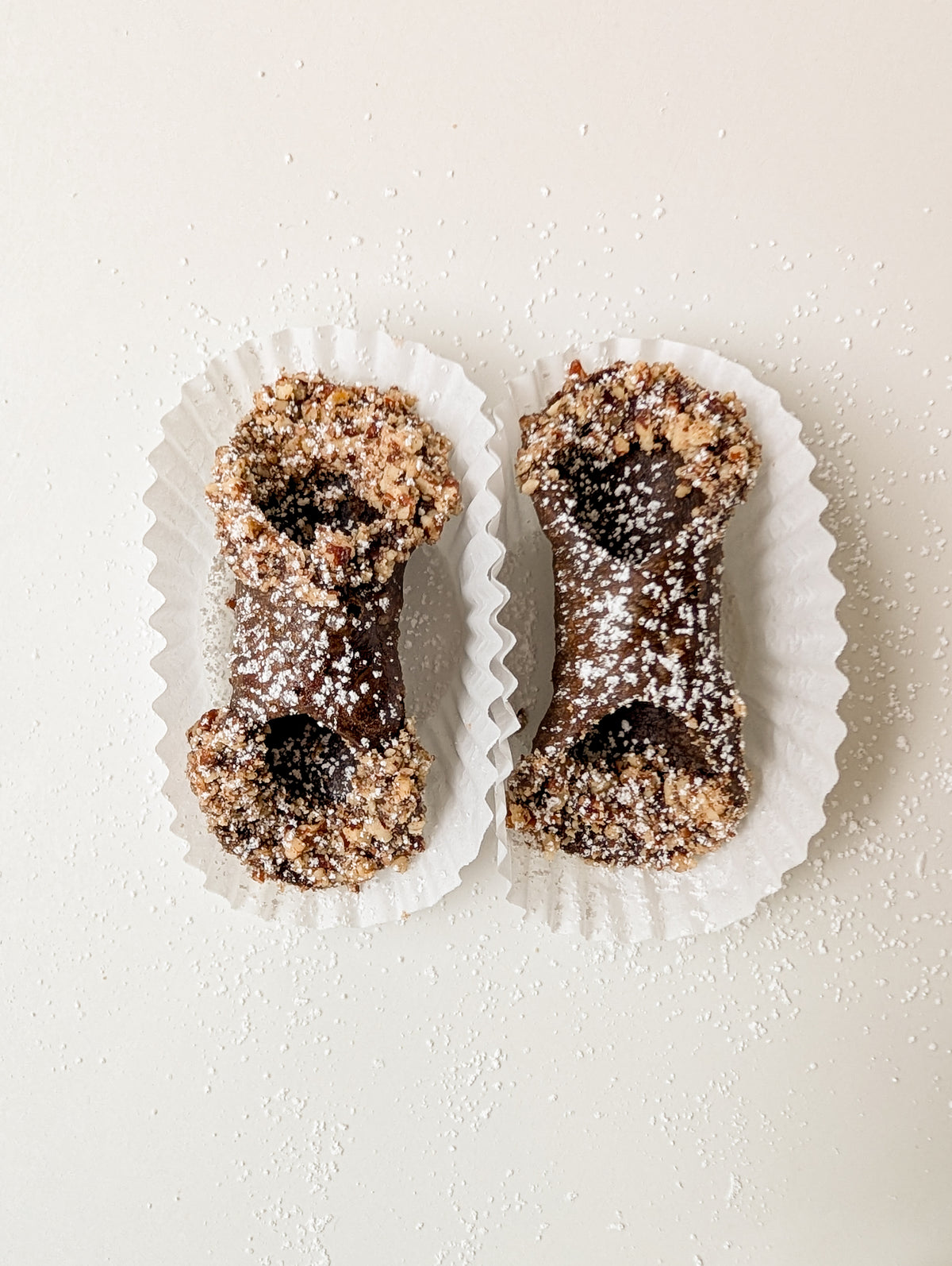 Pecan Chocolate Cannoli