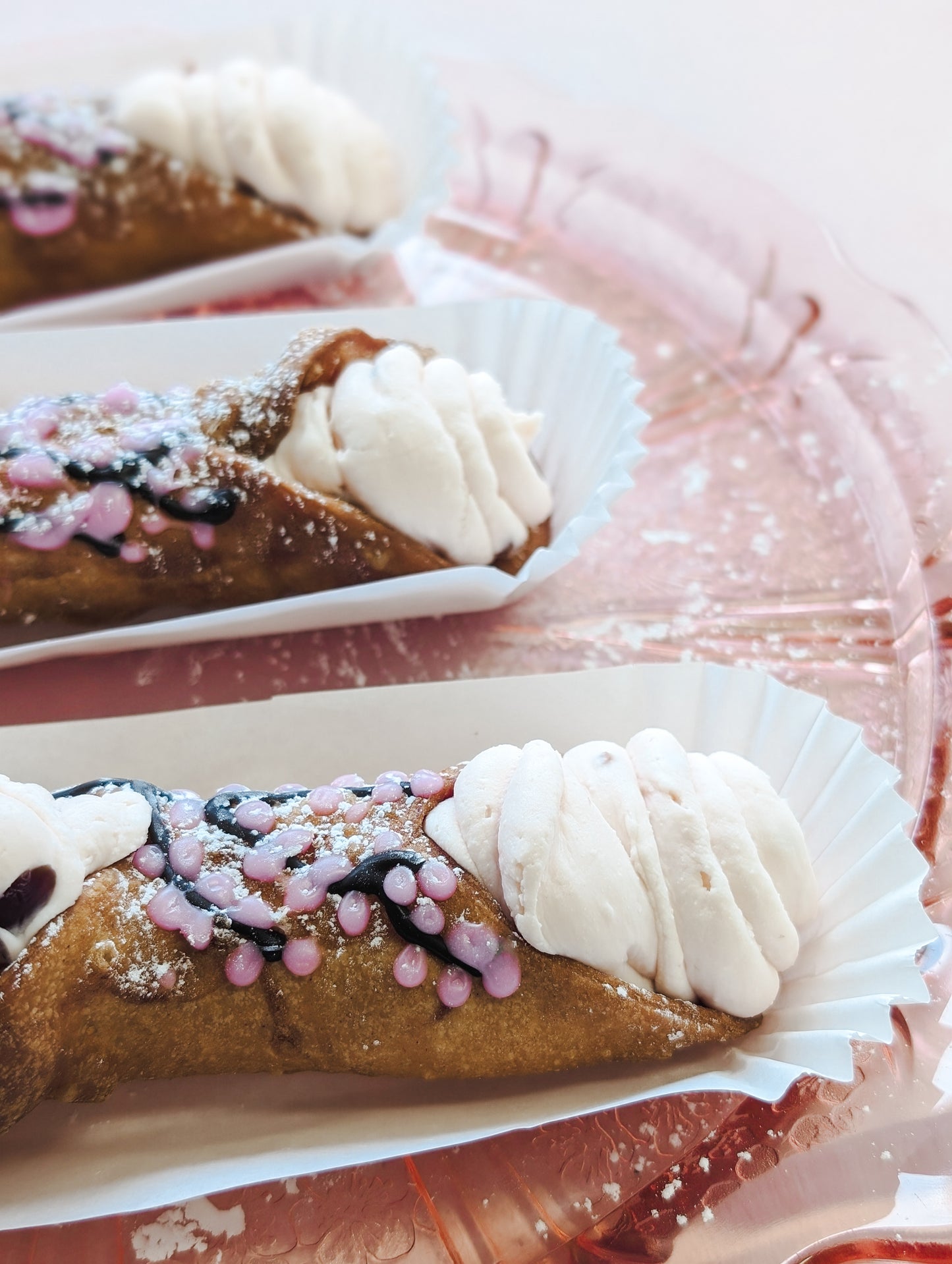 Cherry Blossom Cannoli