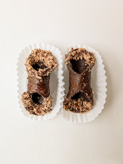 Pecan Chocolate Cannoli