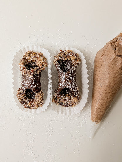 Pecan Chocolate Cannoli