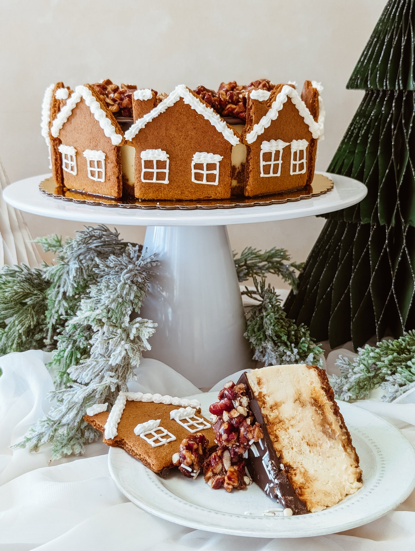 Gingerbread Turtle Cheesecake (Christmas)