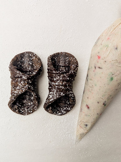 Rainbow Cookie Cannoli