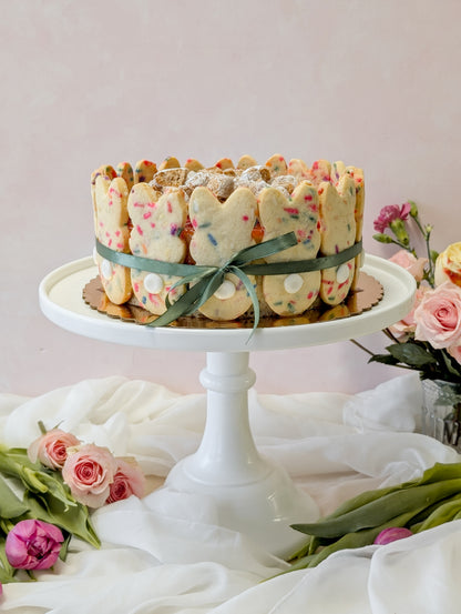 Strawberry Sugar Cookie Cheesecake (Easter)