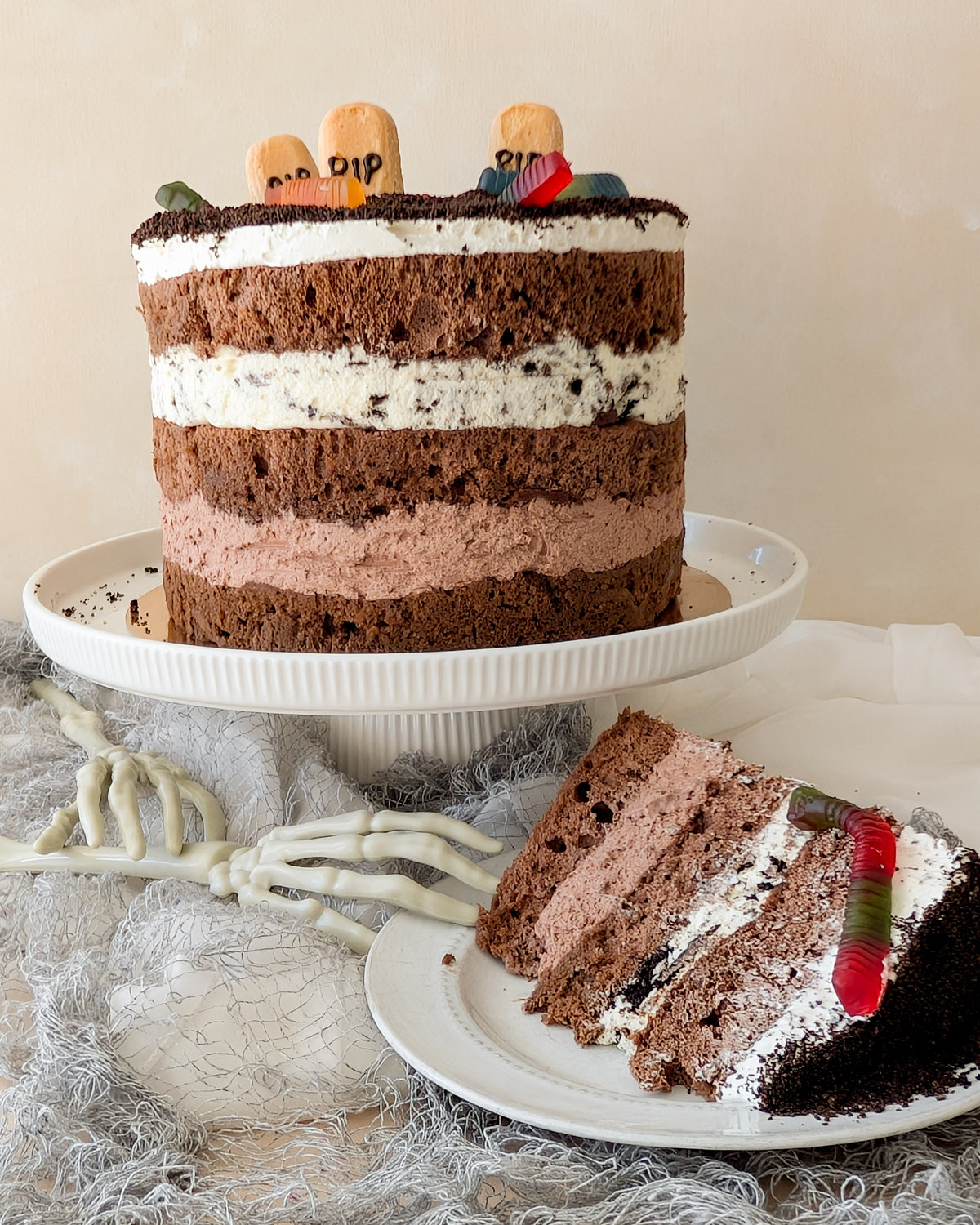 Cake of the Month: Chocolate Graveyard Tiramisu (Slice)