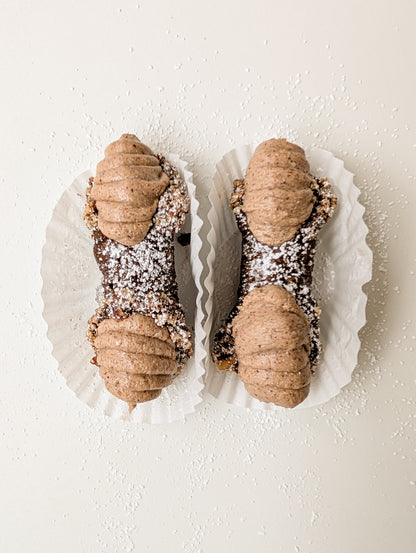 Pecan Chocolate Cannoli