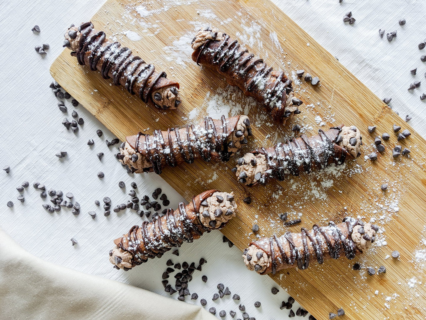 Triple Chocolate Cannoli