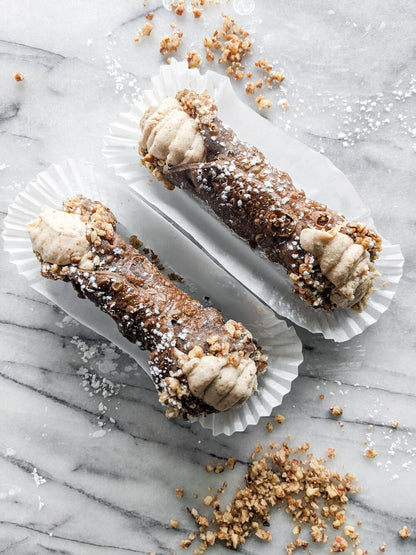 Pecan Chocolate Cannoli